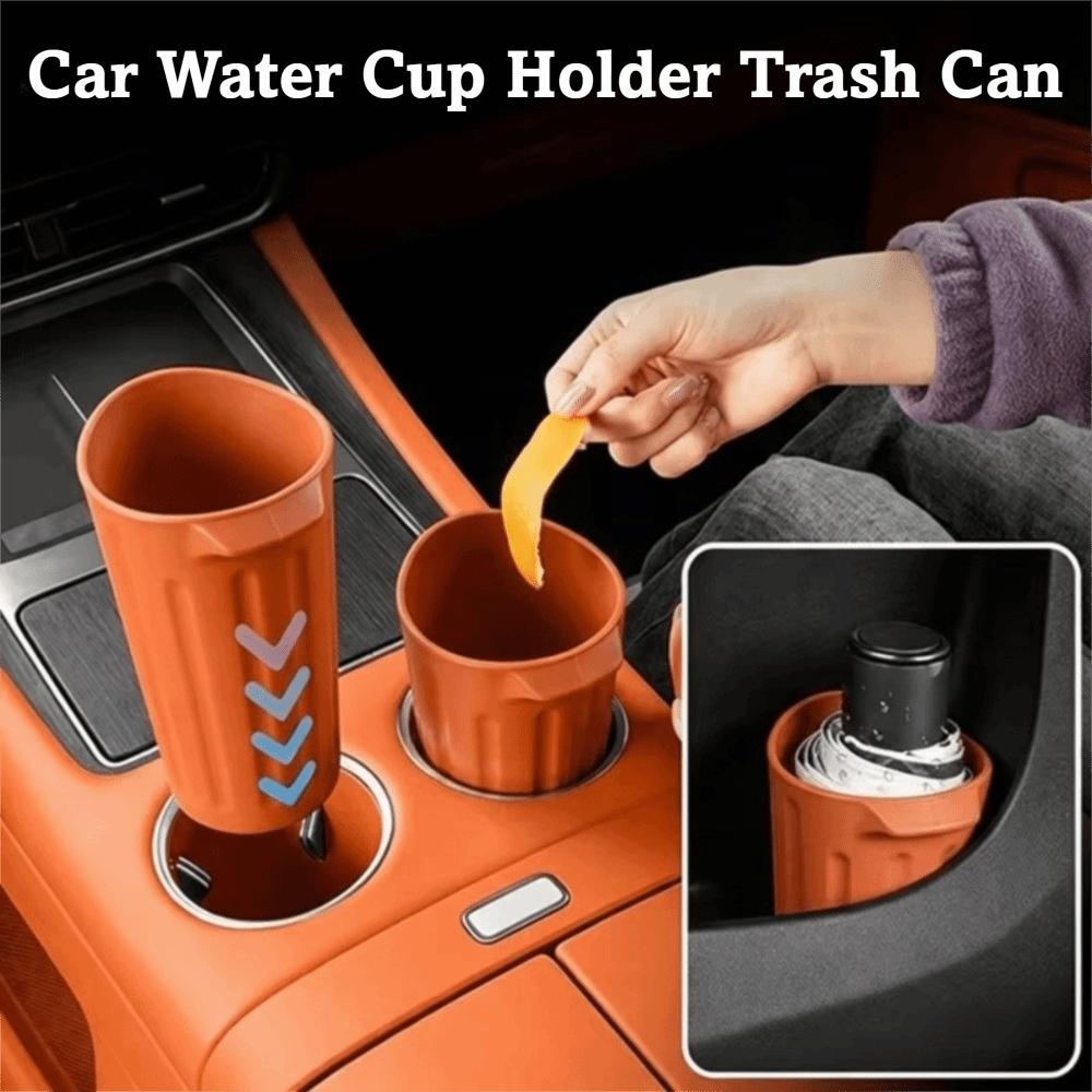 Waterproof Car Trash Can Anti-Slip Design Car Storage Bag Car Drink Rack Car Interior Accessories