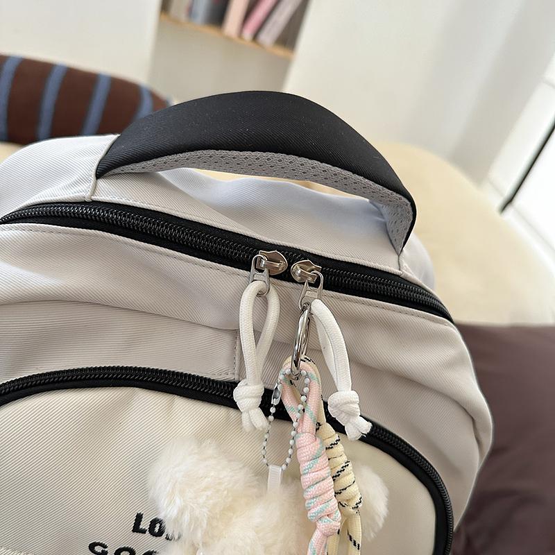 Рюкзак большой вместимости, студенческий школьный рюкзак с цветовым контрастом