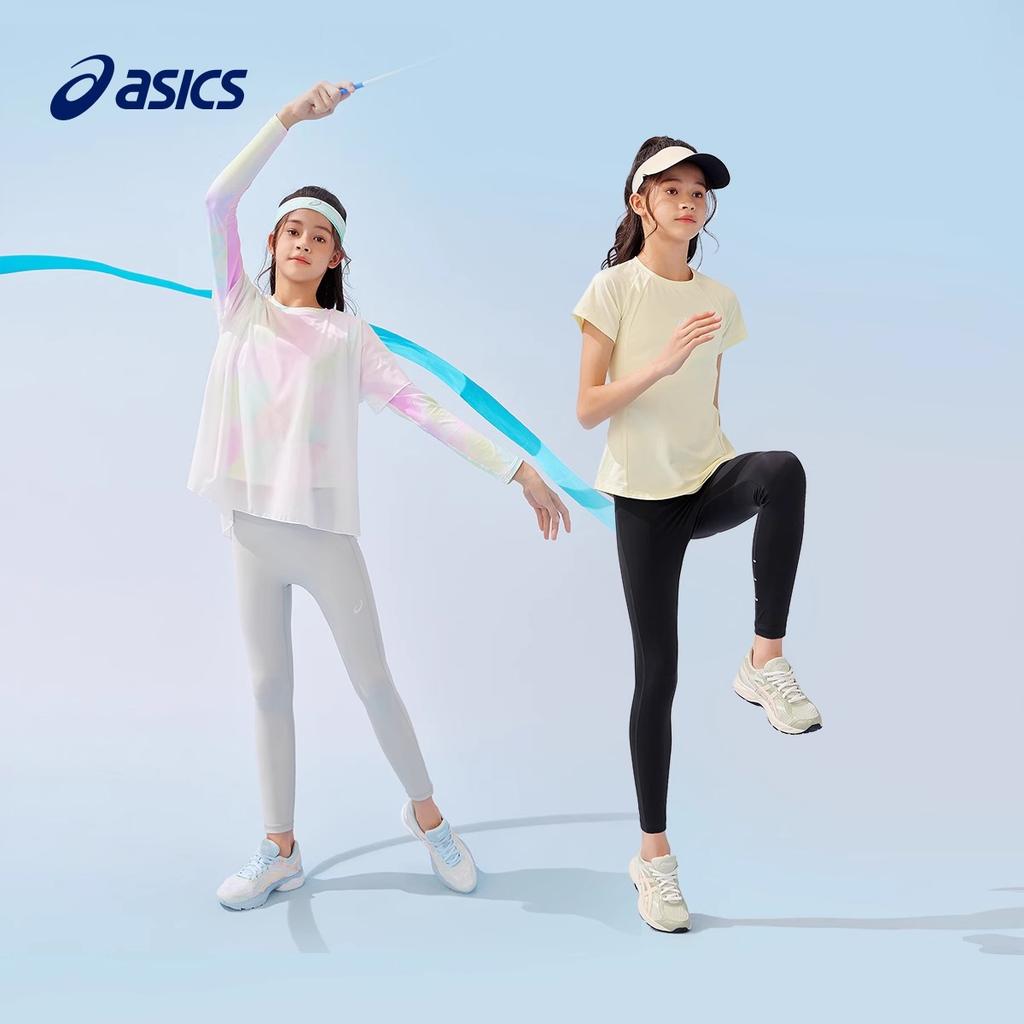 Asics Спортивные леггинсы для подростков, серые, 332251080321-9022