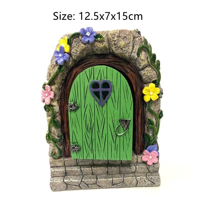 Украшение сада, уличные статуи, сказочный сад, солнечный камень, двери, украшения из смолы, аксессуары для домашнего стола, статуэтки, статуэтки