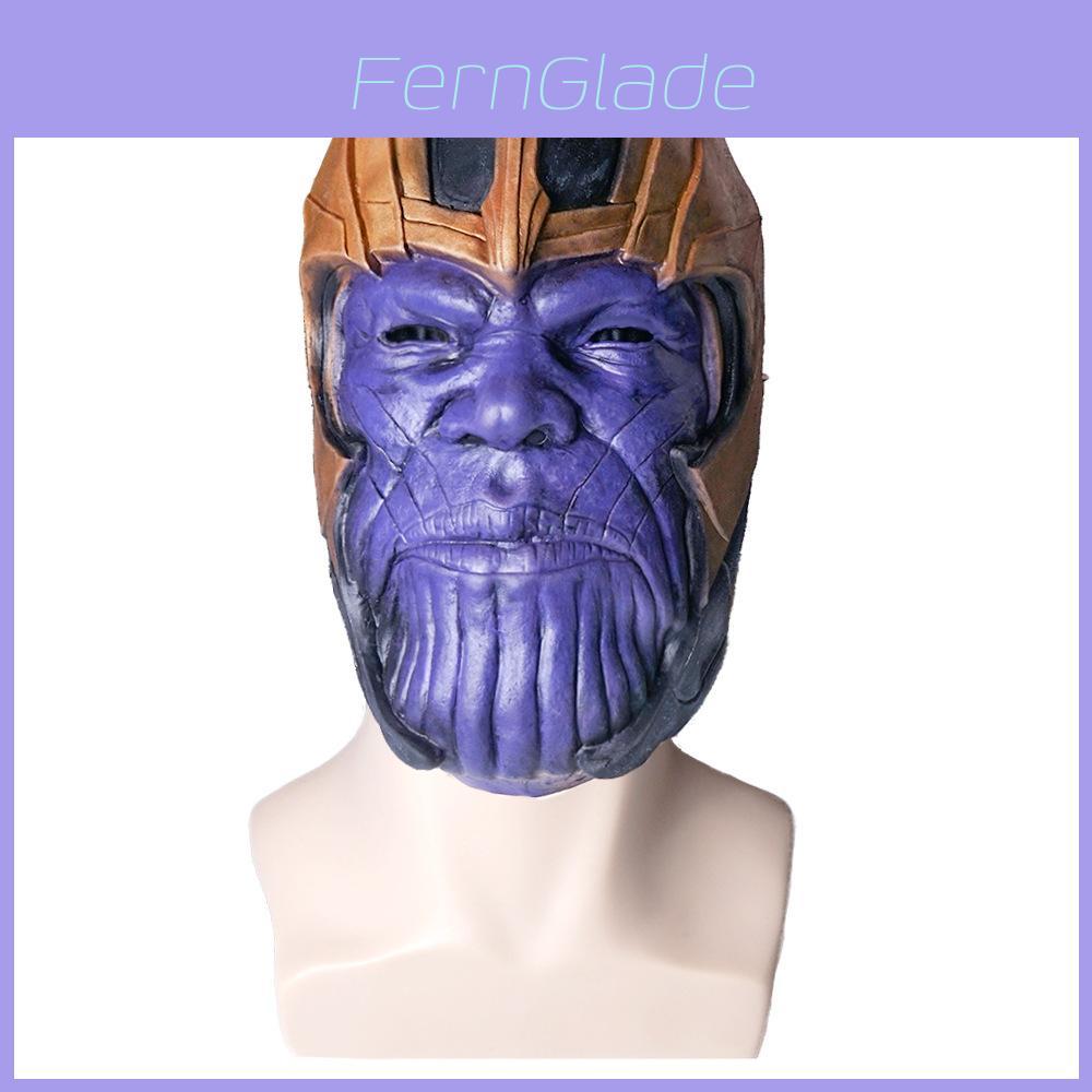 Marvel Avengers Thanos Latex Mask For Halloween Costume Cosplay Kids Adults