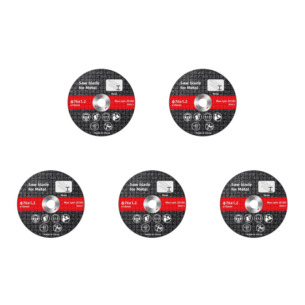 1-10 ШТ 76 мм Металлический Отрезной Круг 10 мм Отверстие Отрезной Диск для Угловой Шлифмашины Диск для Металла Нержавеющей Стали Шлифовка Зачистка Пильный Диск