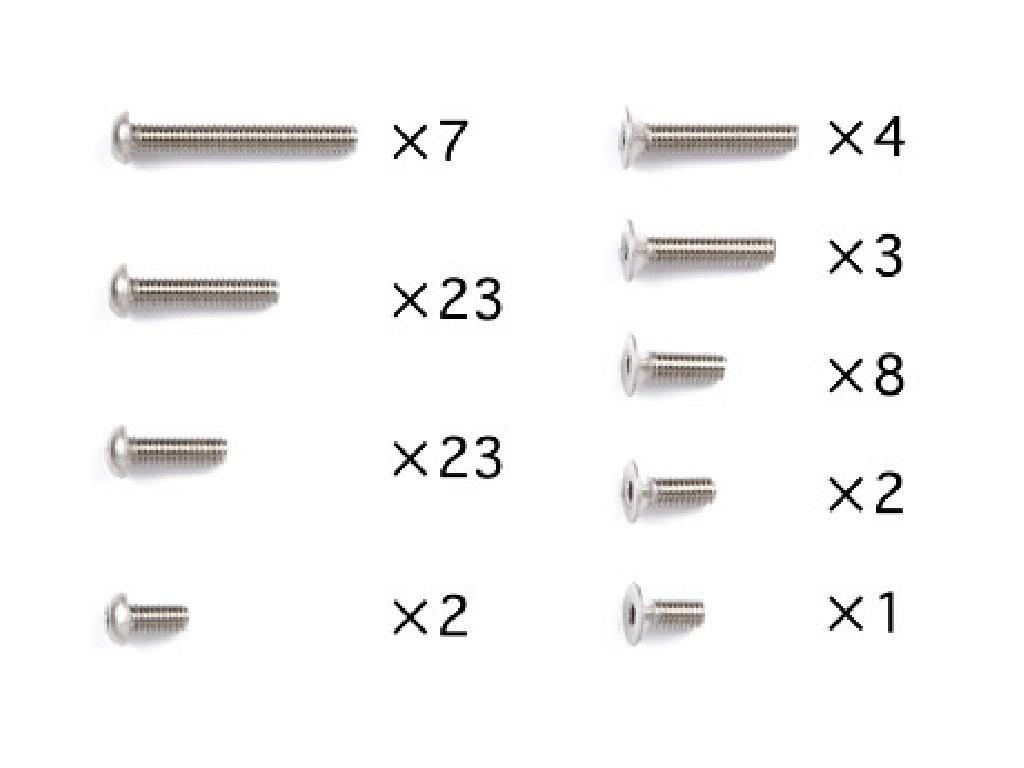 Tamiya OG Parts Titanium Screw Set 40550 OG.50 GT-01