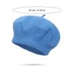 Women Girl Beret Warm Wool Winter Beanie Hat Cap Vintage Plain Beret Hats Solid Color Elegant Lady Winter Caps Dropshipping