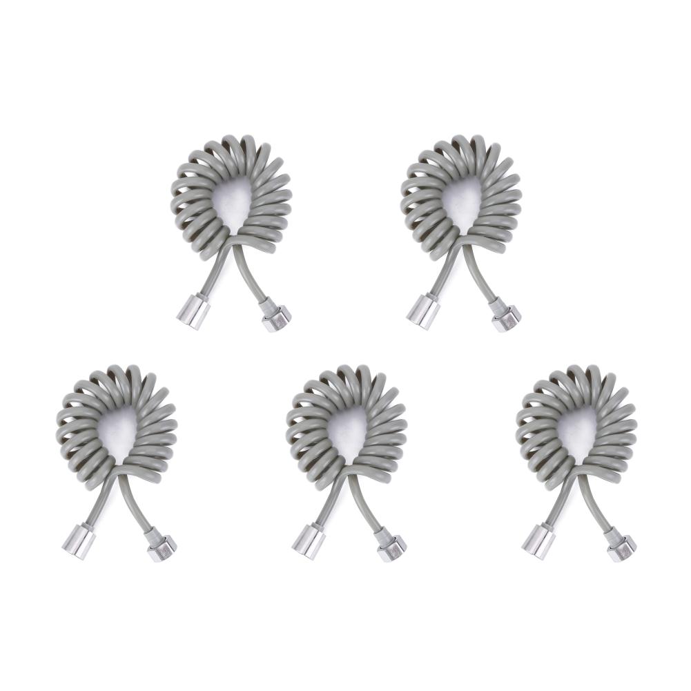 5-1 шт. 2/3/4 м Телефонная линия Душевой шланг Пластиковый шланг для водопровода Защита от перекручивания Мягкий шланг Трубка для туалета Биде Шатаф Распылитель