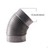 45 Degree Elbow Pipe for Camping Tent Stove Accessories