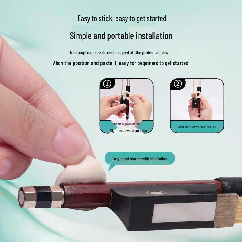 Violin Bow Grip Corrector for Children & Adults - Left/Right Hand Practice Aid - Musical Instrument Accessory