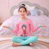 Children's thermal underwear, multi-color cartoon printing, cotton material, two-piece set of boys and girls pajamas in autumn and winter