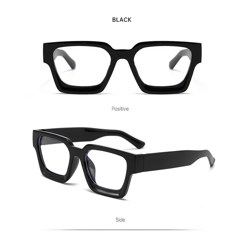 Классические Модные Квадратные Очки для Женщин и Мужчин с Полной Оправой, Защита от Солнца, Очки для Повседневной Жизни, Аксессуары для Очков, Подарок