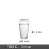 Acrylic Transparent Restaurant Beer Cups Thickened Anti-scalding Tea Mugs Multi-size Handy Water Glass Kitchen Drinkware Tools