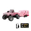Внедорожник с дистанционным управлением и светодиодными фонарями, 4 колеса, 1/64, детский