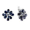 Silver Earrings with Natural Sapphire 9.3ct (1196847)