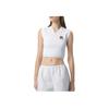 Fila X Hailey Коллаборация Простой Универсальный Удобный Студенческий Стиль Теннисная Рубашка Женские топы Белый A71W523102F-WT