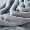Faux Fur Blanket Solid Color Grey Flannel Fleece Blanket Adult Kids Soft Plush Warm Blanket Bed Cover for Home Office Bedspread
