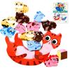 Balance 3D Building Brain Wobble 3D Educational Competitive Ages Game, Blocks, Blocks, Training, Game, Puzzle, Toy, Popular, Game, 6+ (Cat)