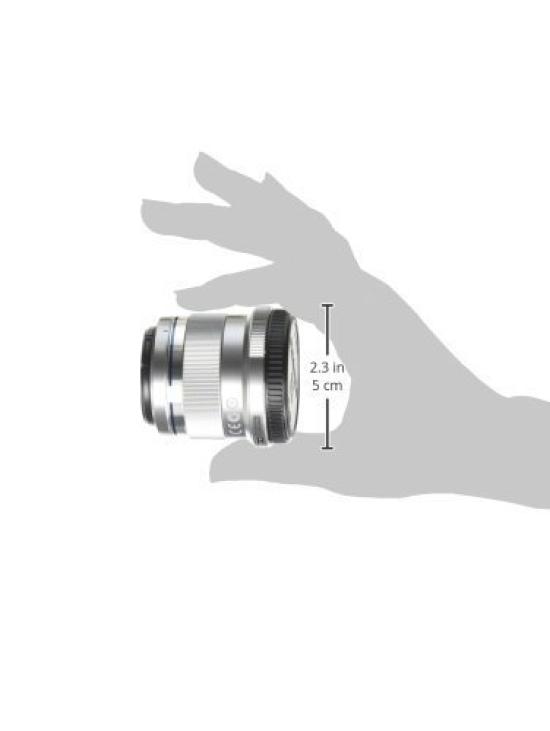 Объектив OLYMPUS Single Focus DIGITAL 45 мм серебристый M.ZUIKO F1.8