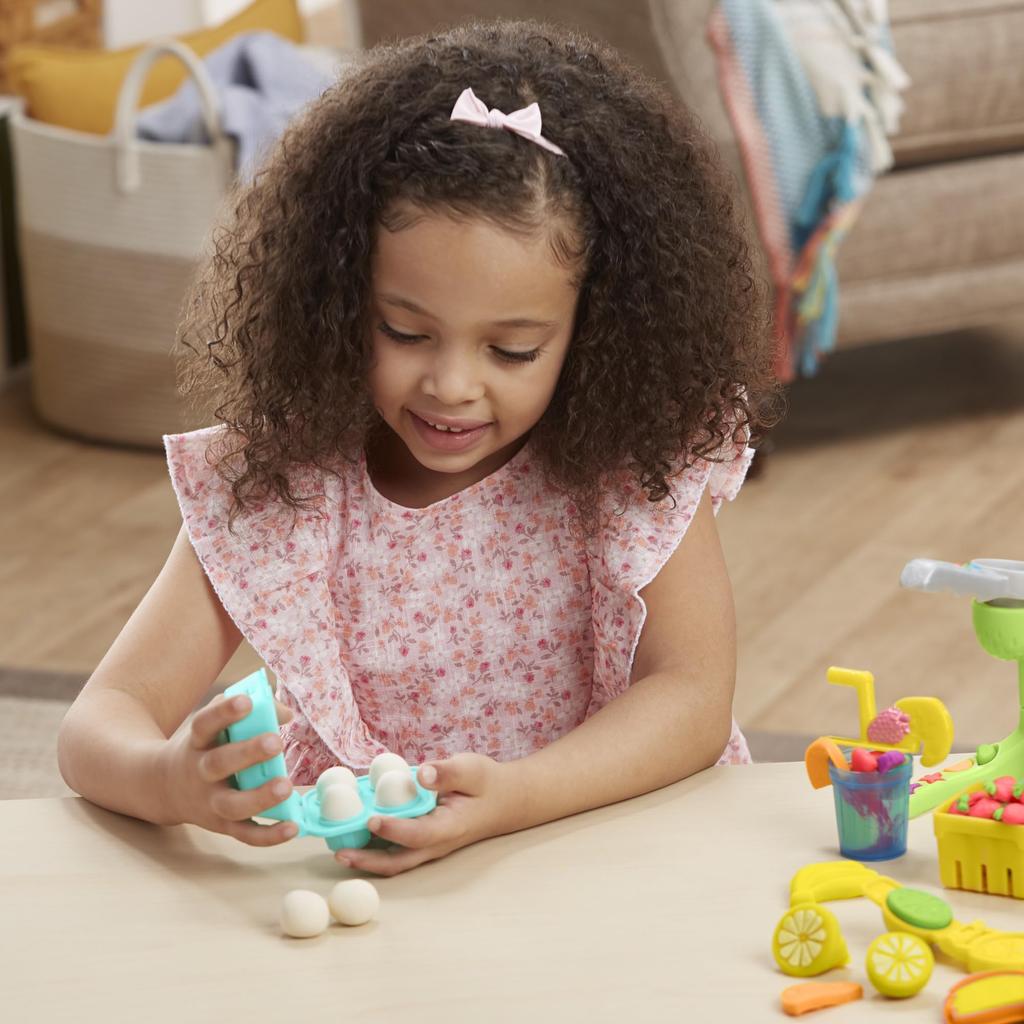 HASBRO Овощная и фруктовая фермерская кухня 28 11 ячменная глина рождественские игрушки рождественские подарки F7396 оригинальный продукт Play-Doh Market, игровой набор,