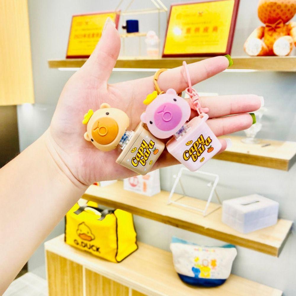 Со звуком и светом Электронная механическая клавиатура Электронный брелок Капибара Дети