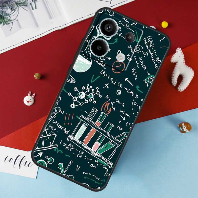 Биология Химия Чехол Для Xiaomi Redmi Note 13 12 11 8 9 10 Pro Note 12S 11S 10S Redmi 12 10C 12C 13C Чехол