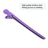 12PCS Stainless Steel Hairdressing Styling Clamps Professional Hair Clips  For Hairstyling