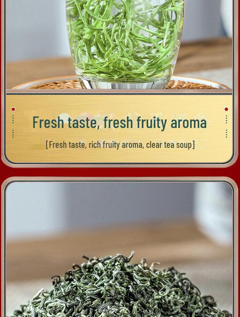 «Премиальный зеленый чай Билуочунь»: Ранний урожай Цинмин, яркий вкус; Идеально подходит для личного пользования или в качестве дорогого подарка».