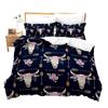 Пара павлинов Комплект постельного белья из трех предметов Цифровая печать Пододеяльник Четыре сезона Покрывало