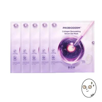 Probioderm™ Коллагеновая ремоделирующая сыворотка-гель-маска (5+1 листов / Всего 6 масок)