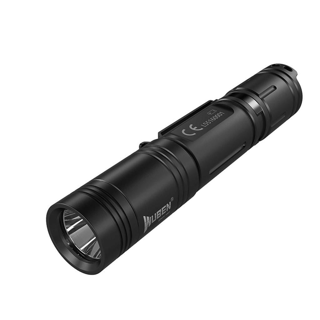 WUBEN L50C Flashlight 1200 Lumens LED Light Handheld Flashlight Tactical Light Spotlight Tactical Light Compact Flashlight High Brightness Bright