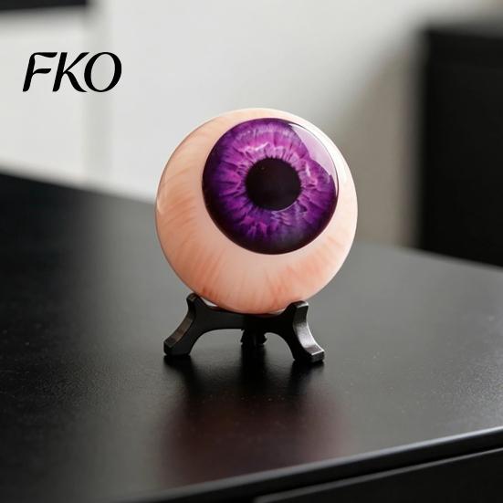 Reusable Halloween Decorations Realistic Eyeball Decor, Resin Spooky Eye Ornament for Shelf Table, Indoor Ornaments Creepy Party Prop Haunted