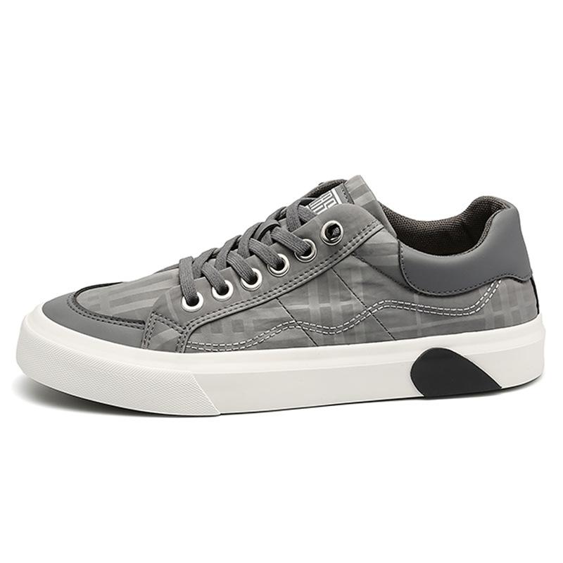 Весенняя новая мужская обувь, универсальная и модная, трендовая повседневная парусиновая обувь, удобная дышащая тканевая панельная обувь