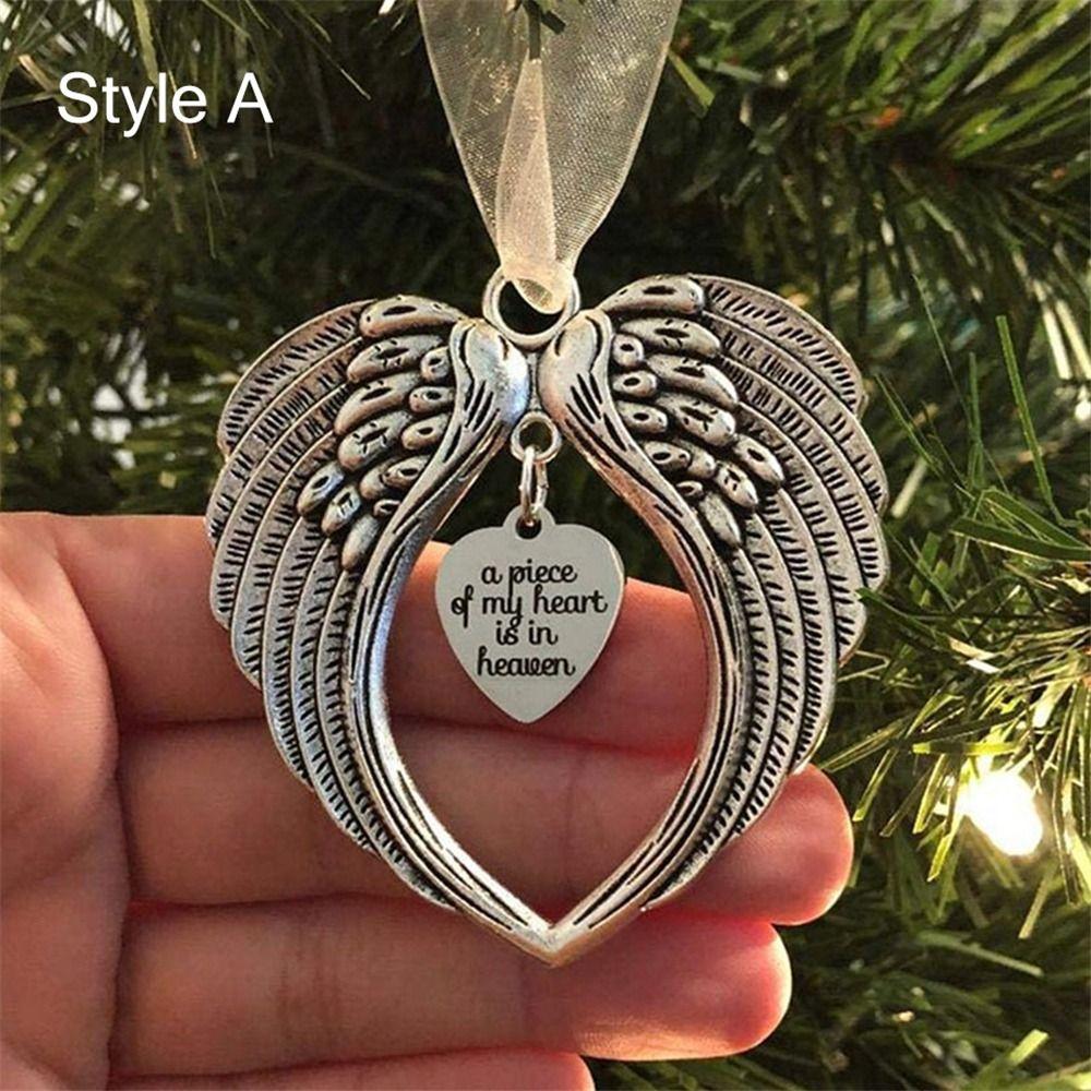 Крылья Украшения Рождественские Украшения Крылья Ангела Мемориальное Украшение Украшения для Потери Близкого Человека