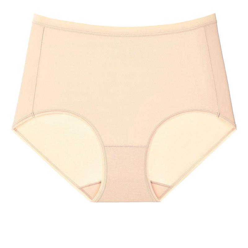 Нижнее белье из модала, женские трусики с высокой талией, подтягивающим живот, с подтяжкой бедер, эластичные удобные трусы большого размера