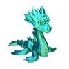3D Printed Sea Dragon Figurine Movable Joints Dragon Figure Mini Articulated Dragon Model Fidget Toy Desktop Decoration Ornament