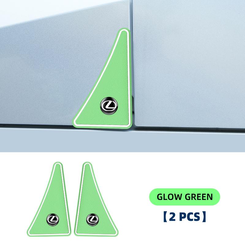 2PCS Car Badge Scratch Guard Anti-collision Door Corner Cover For Lexus F-SPORT ES RX NX LS UX LM LX GX LC RZ IS CT GS RC HS SCBW3