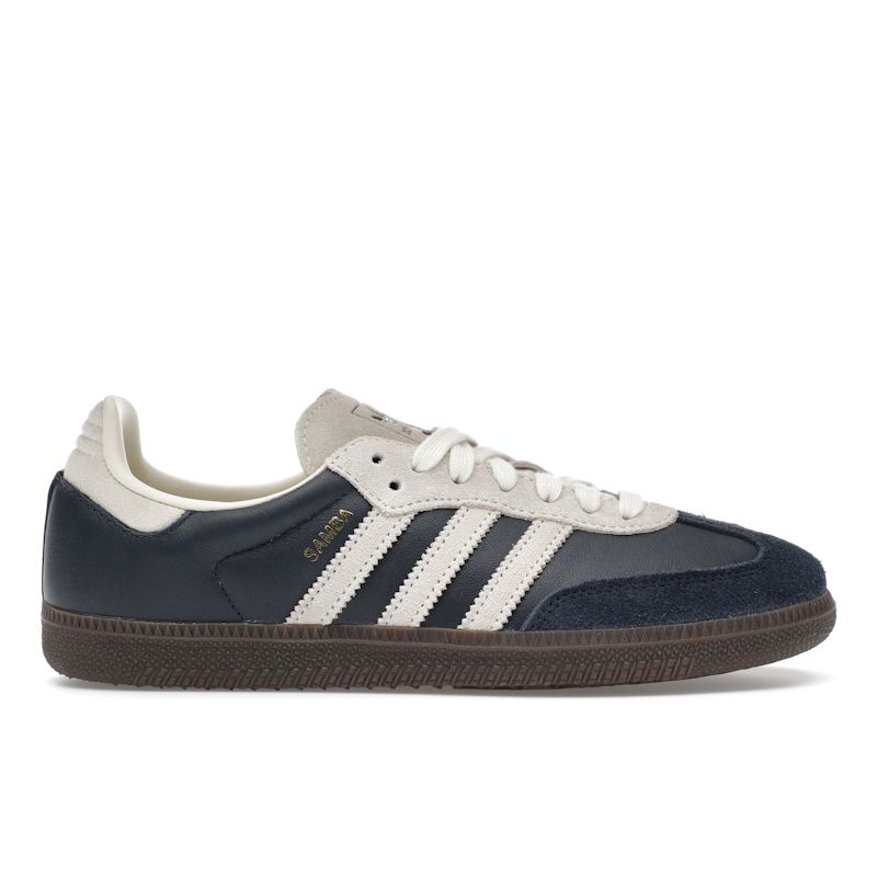 Adidas Samba OG Aurora Ink Cream Unisex Sneakers Blue Cream-White Gum JI3217