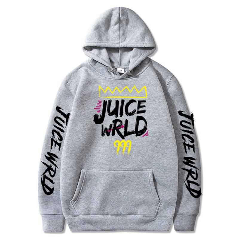 Толстовки Juice WRLD для мужчин и женщин, осенне-зимние толстовки с капюшоном в стиле Харадзюку, повседневные толстовки с капюшоном из флиса высокого качества