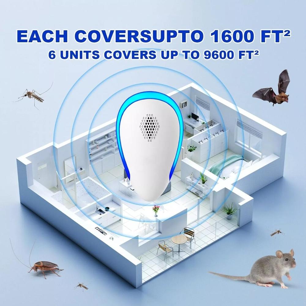 Борьба с вредителями Отпугиватель вредителей Ультразвуковой отпугиватель комаров Отпугиватель мышей Для дома Компания Отель