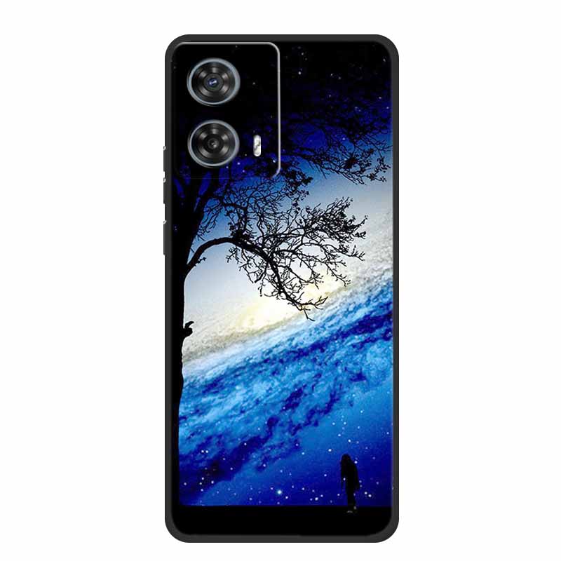 Phone Case For Moto Edge 50 Fusion Back Cover Case Shockproof Black Silicone Soft Funda For Motorola Edge 50 Fusion Case 6.7"