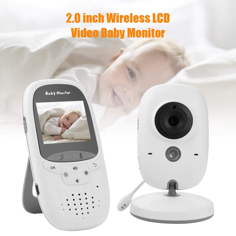 Радионяня VB602 ИК-монитор ночного видения, температура, колыбельные, интерком, режим VOX, видеодетская камера, рация, няня