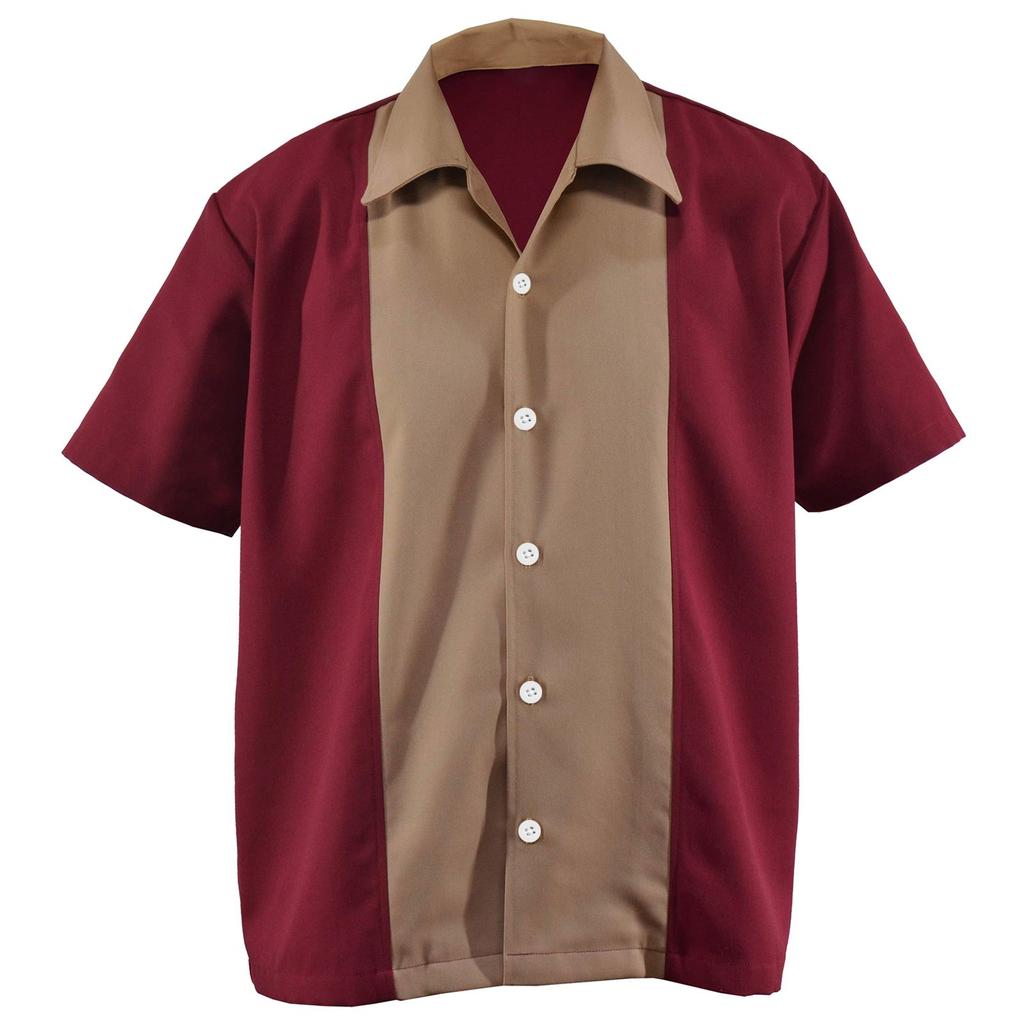 Гавайская рубашка для мужчин, мужские винтажные рубашки для боулинга на пуговицах, летняя пляжная рубашка с коротким рукавом