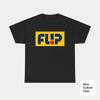 Flip Skateboards Футболка Skate Classic 90s Дизайн Блок Цвета Желтый Темно-синий