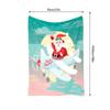 Christmas Throw Blanket Cozy Flannel Fleece Warm Festive Holiday Decor Gift Reindeer Santa Claus Winter Home Bedding Soft Plush