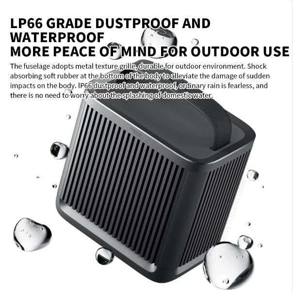 Xiaomi Уличная Bluetooth-колонка Camp 40 Вт HARMAN AudioEFX IP66 Уличный кемпинг Портативный звук 14 часов работы от аккумулятора