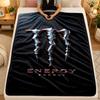 Фланелевое одеяло Monster Energy Теплое Мягкое Плед для Использования в Помещении на Диване Кровати Гостиной