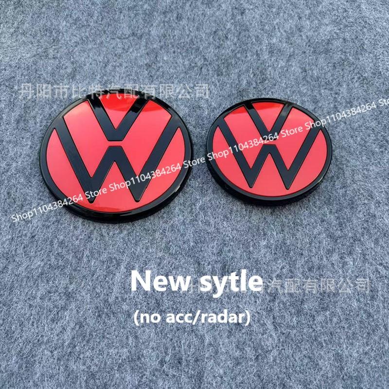 MPSGW1 No Acc New Style font Replace Style Front Grille Logo Emblem and Rear Trunk Badge Sticker for VW Golf 7.5 MK7.5 GTI Golf 7 MK7
