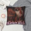Ужасный Фильм Silent Hill Игра Квадратная Наволочка Чехол для Подушки Наволочка Чехол для Декоративной Подушки для Дома Дивана Гостиной