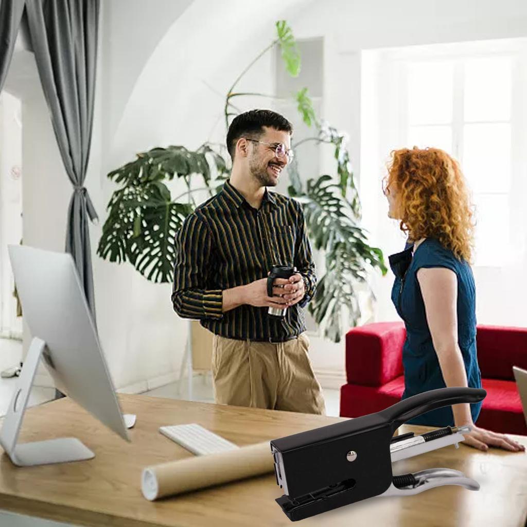 Stapler Large Capacity Metal Desktop Handheld Paper Stapler Tool for Office School