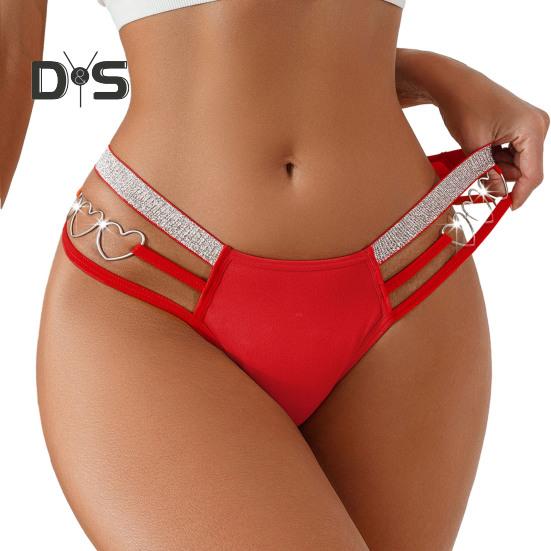 Women Panties Low Waist Slim Fit Friendly To Skin Soft Elastic Breathable Lady Briefs Underpants Sexy Underwear