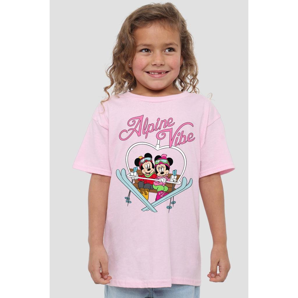 Disney Childrens/Kids Alpine Vibes Mickey Mouse T-Shirt