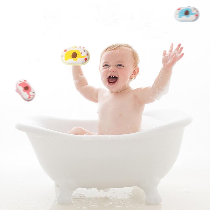 Baby Bath Sponge, Baby Bath Towel That Does Not Harm the Skin, Children's Special Scrubbing Towel for Washing Face